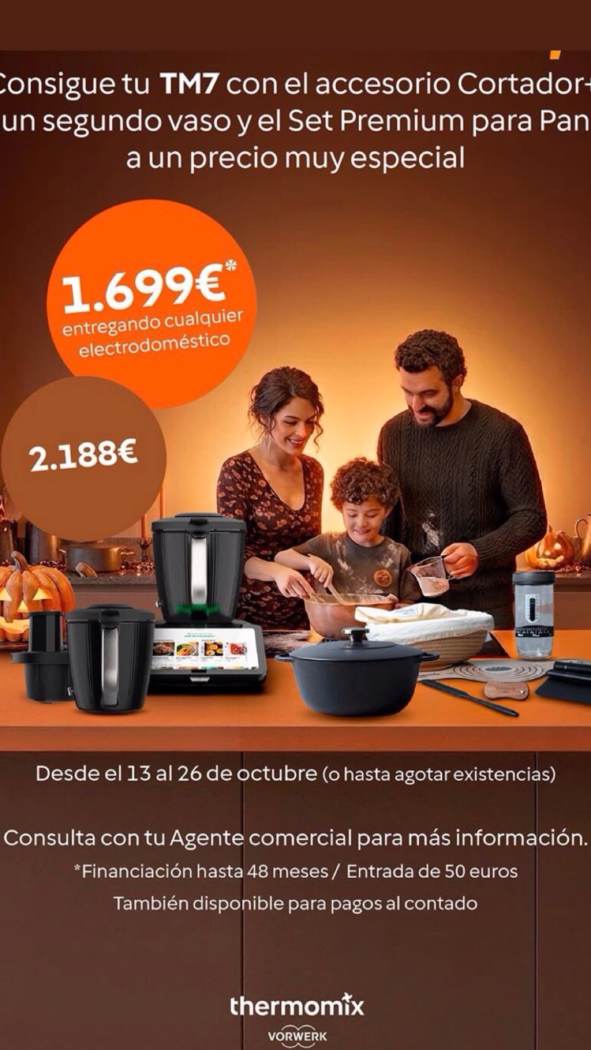 TM7 + 2º vaso + cortador + Kit Premium de panaderia  