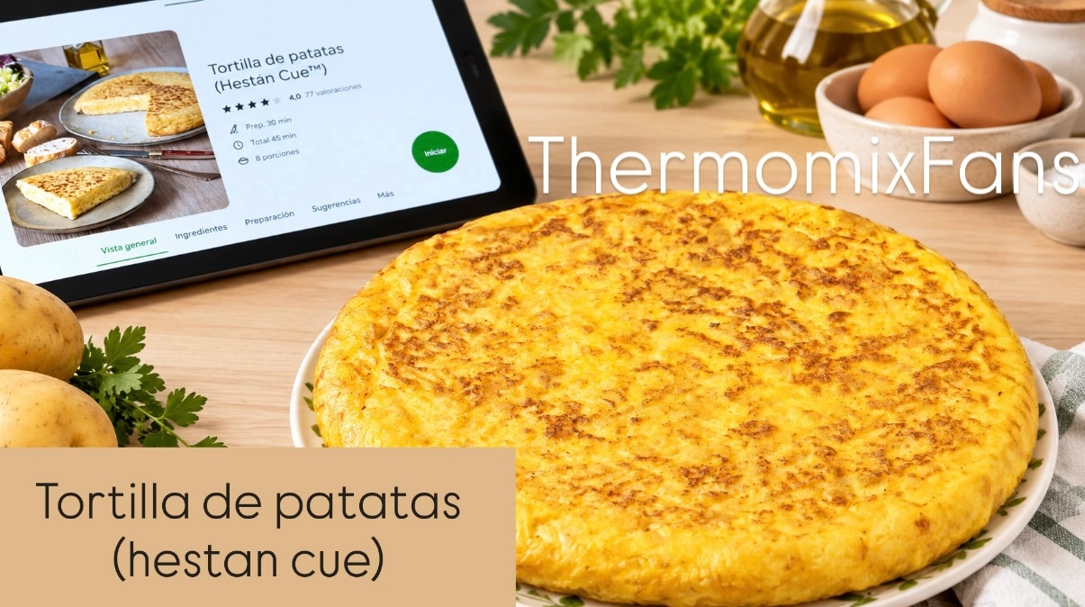 Tortilla de patatas con Thermomix