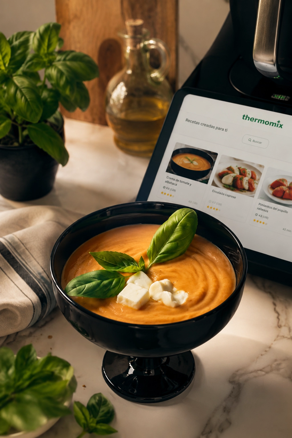 Salmorejo de Albahaca By Patricia Ledesma