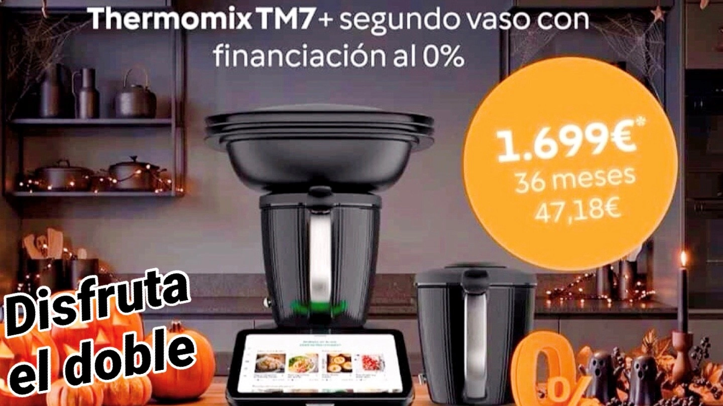 Thermomix TM7 con segundo vaso a mitad de precio Sin Intereses