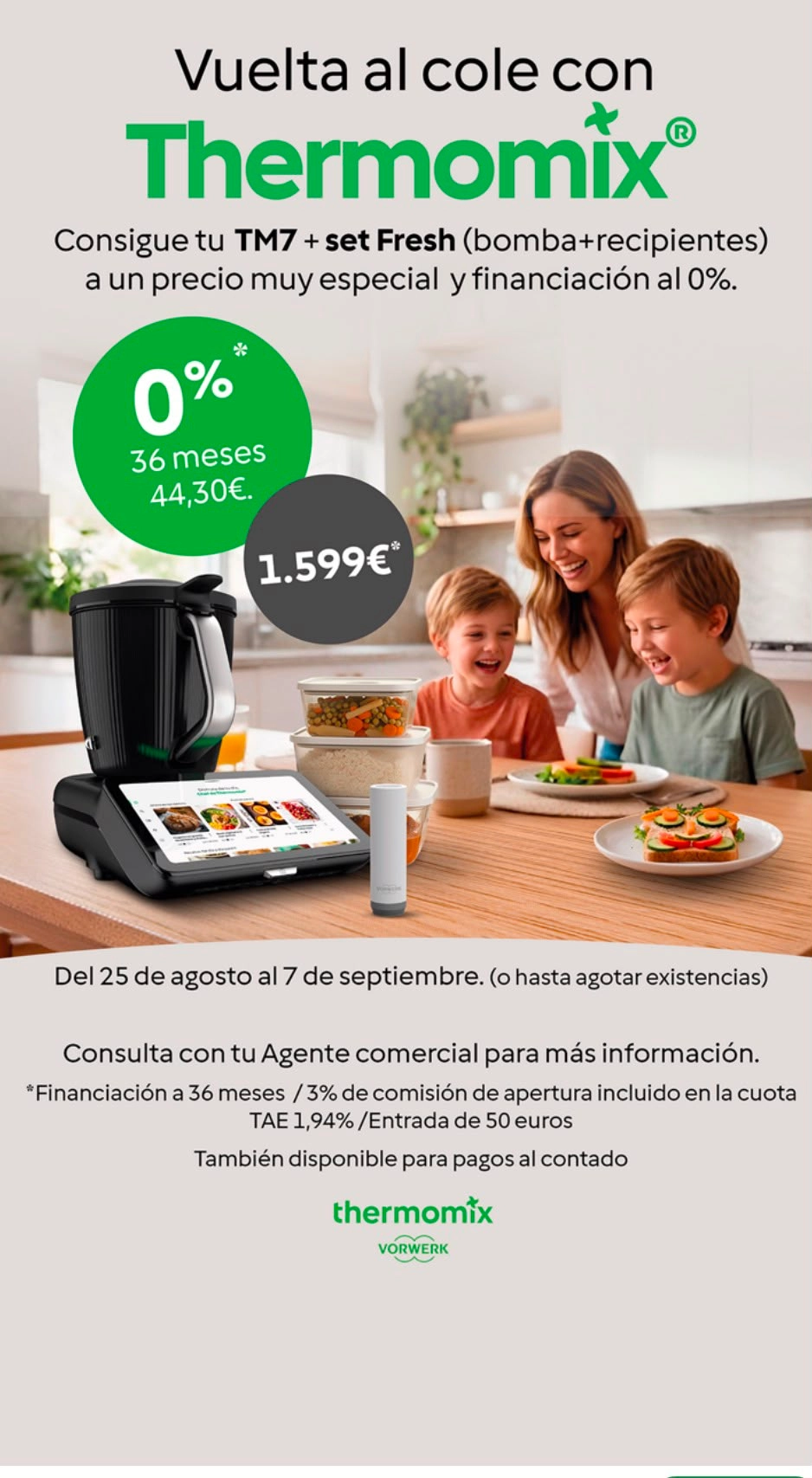 Comprar Thermomix Tm7 SIN INTERESES más Set de vacío