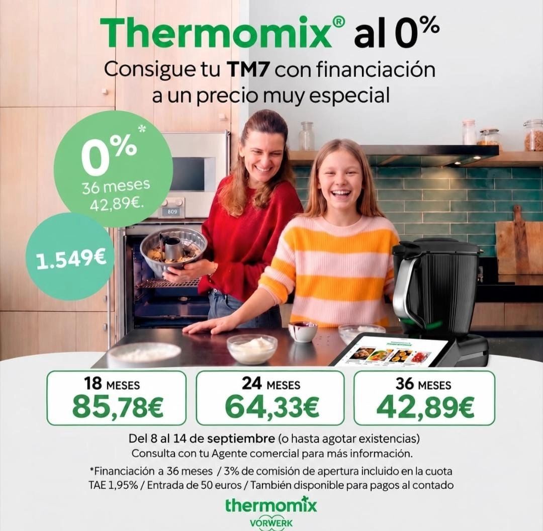 Thermomix tm 7 sin intereses