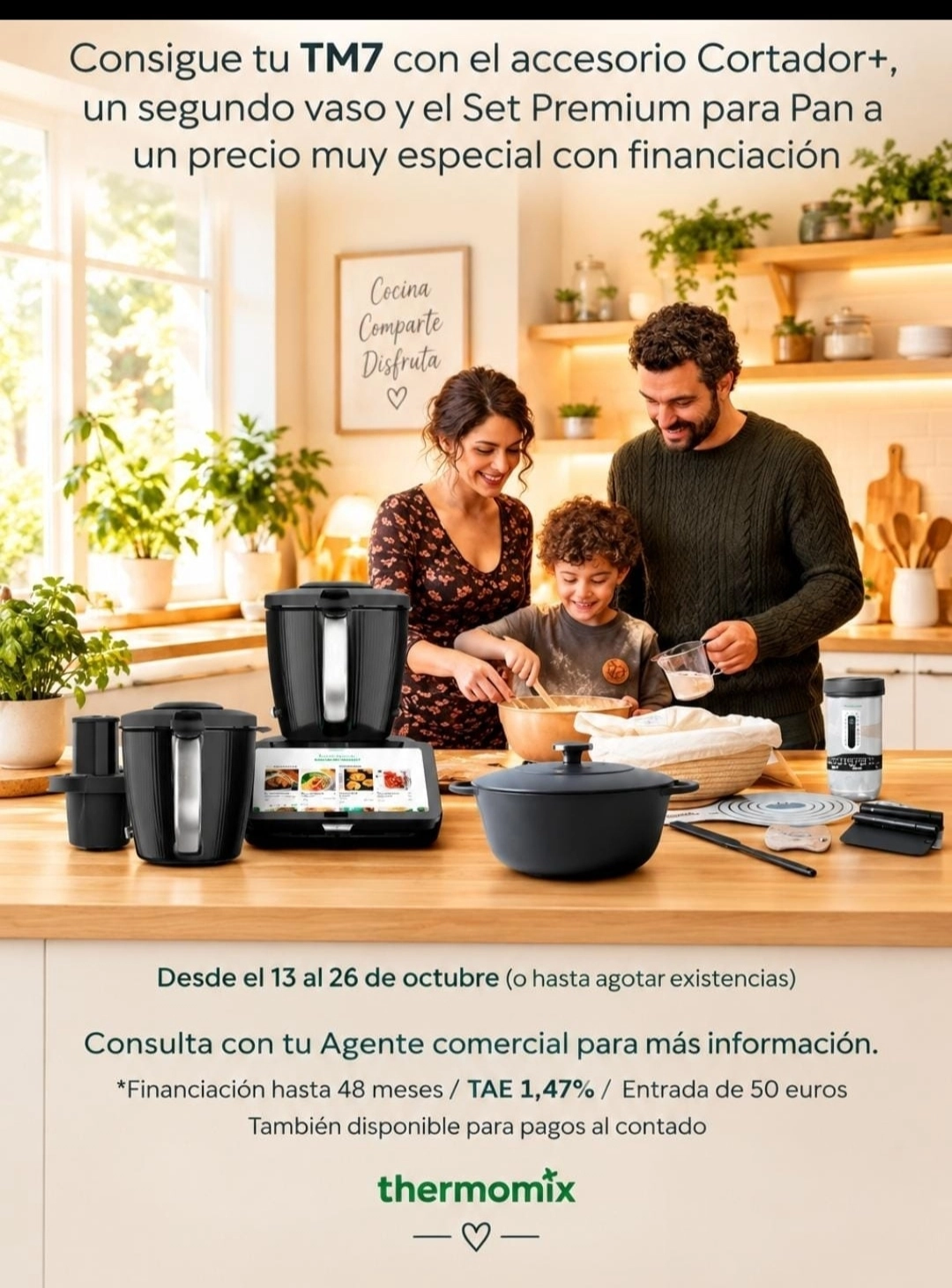 Thermomix tm 7 con todos estos regalos