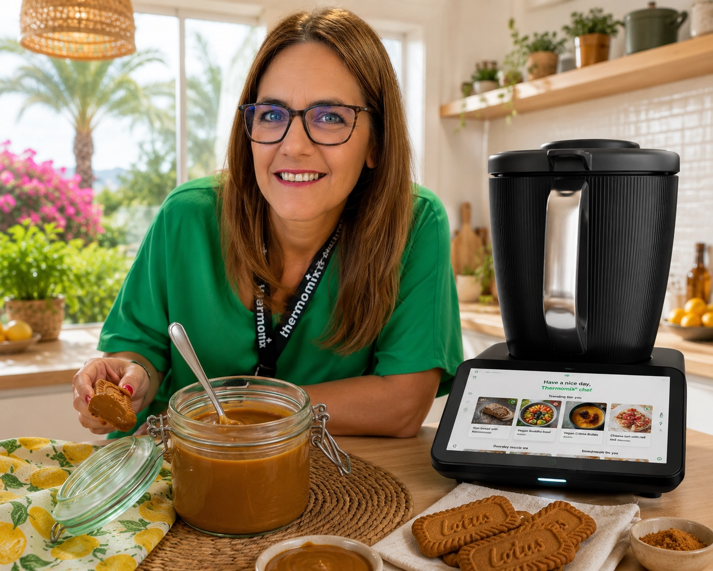 Crema de galleta lotus para postres Thermomix® Susana Vela