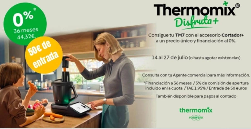 Comprar Thermomix Tm7 Sin Intereses más accesorio cortador