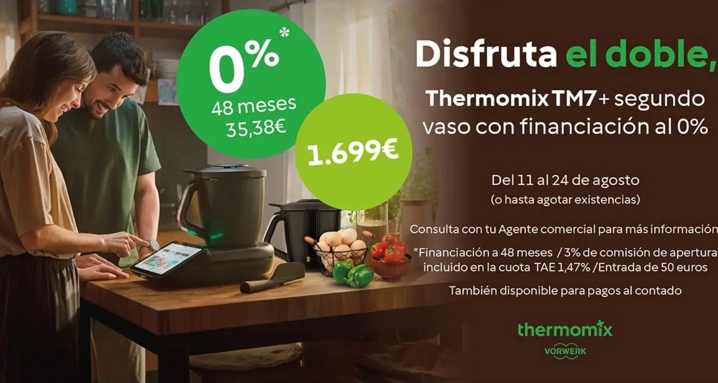TM7 con segundo vaso y sin intereses