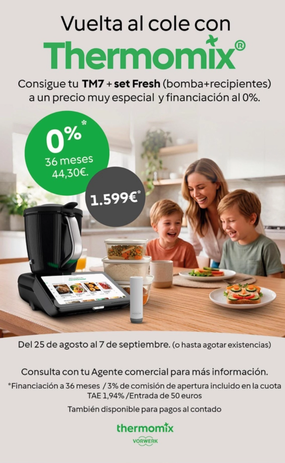 Thermomix TM7 + Set Fresh por 1.599 €: una oferta que tienes que conocer