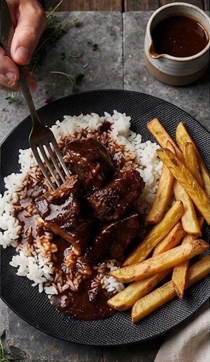 Carrilleras de ternera en salsa de cerveza negra