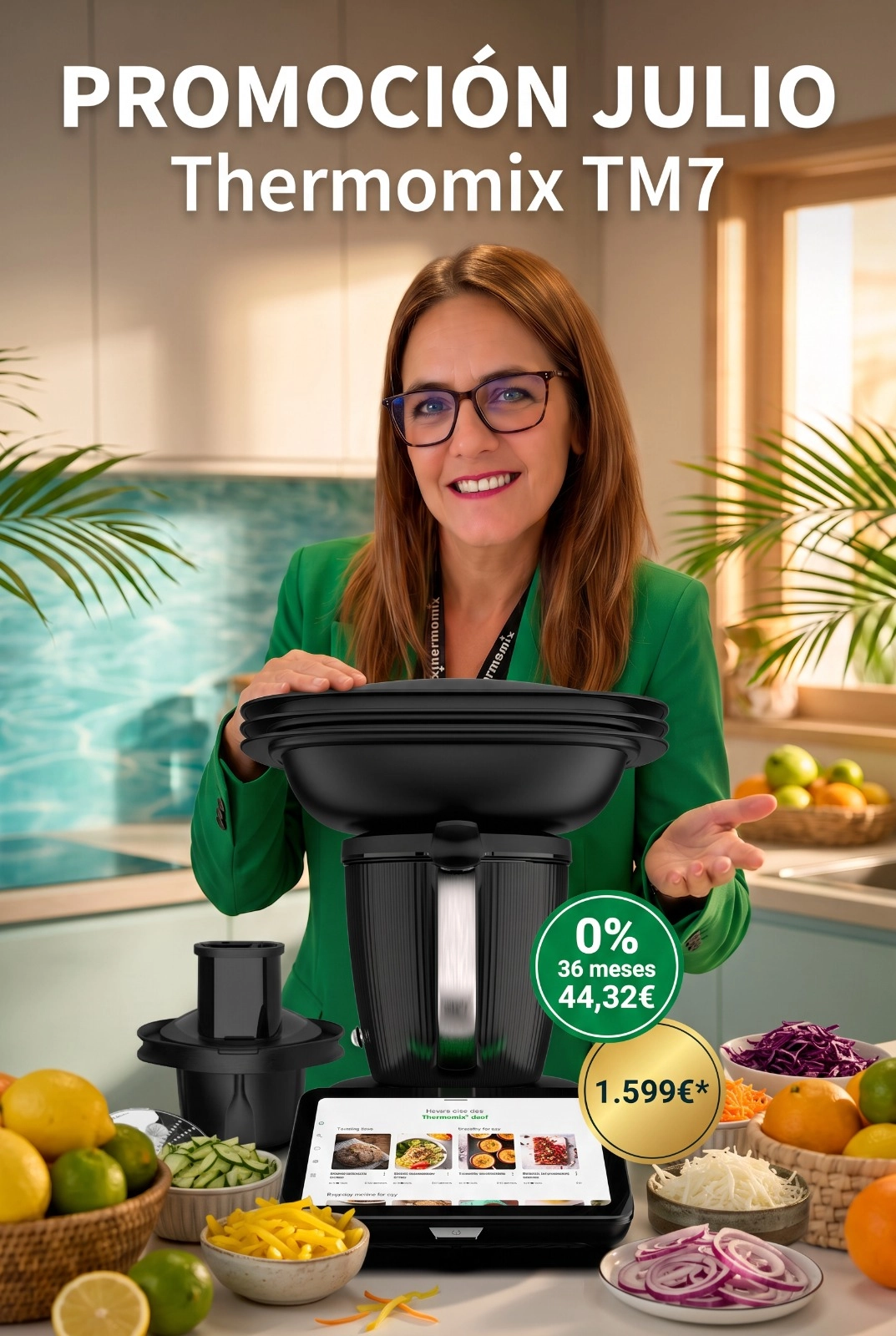 Ofertas de verano. Comprar julio-agosto 2026 nuevo Thermomix® TM7. Cómo comprar con garantía oficial. Guia rápida de compra.