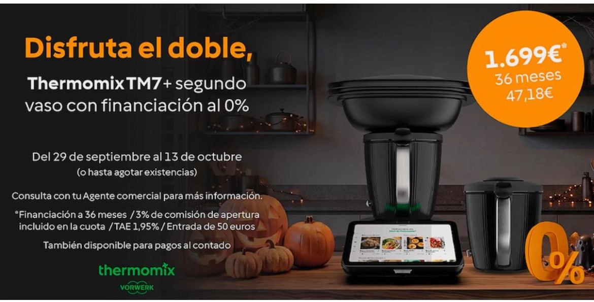 Comprar Thermomix TM7: puedes hacer el Plan Renove si quieres y Financiar Sin Intereses