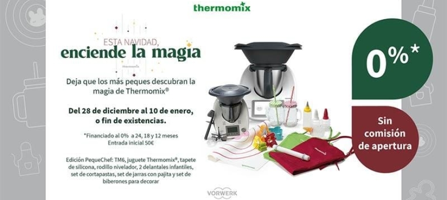 El regalo perfecto para Reyes: TM6 + edición Peque Chef o Masa Madr