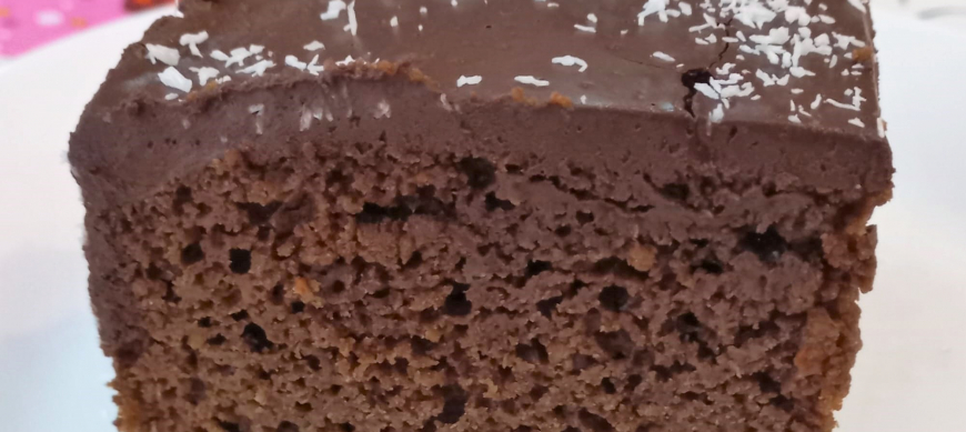 Carrot cake de chocolate al vapor