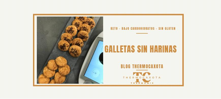Galletas de almendra y cacahuete - Recetas Keto / Sin Gluten con Thermomix® 