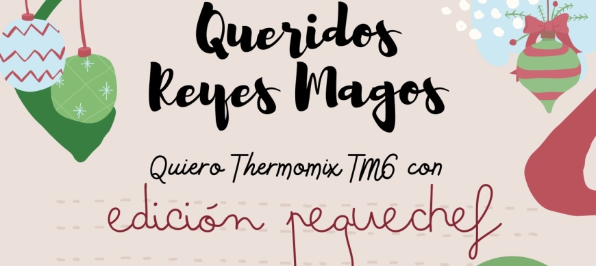 Queridos Reyes Magos, QUIERO UN Thermomix® TM6 SIN INTERESES