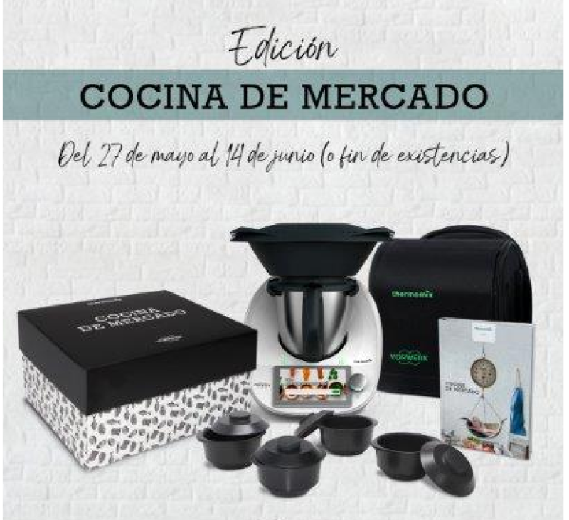 Thermomix® TM6 EDICIÓ ''COCINA DE MERCADO'', i PAGA'L COM VULGUIS