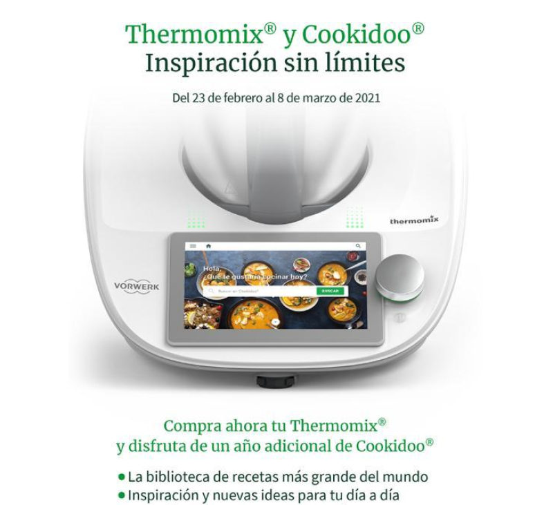 Thermomix® con 18meses gratis de cookidoo