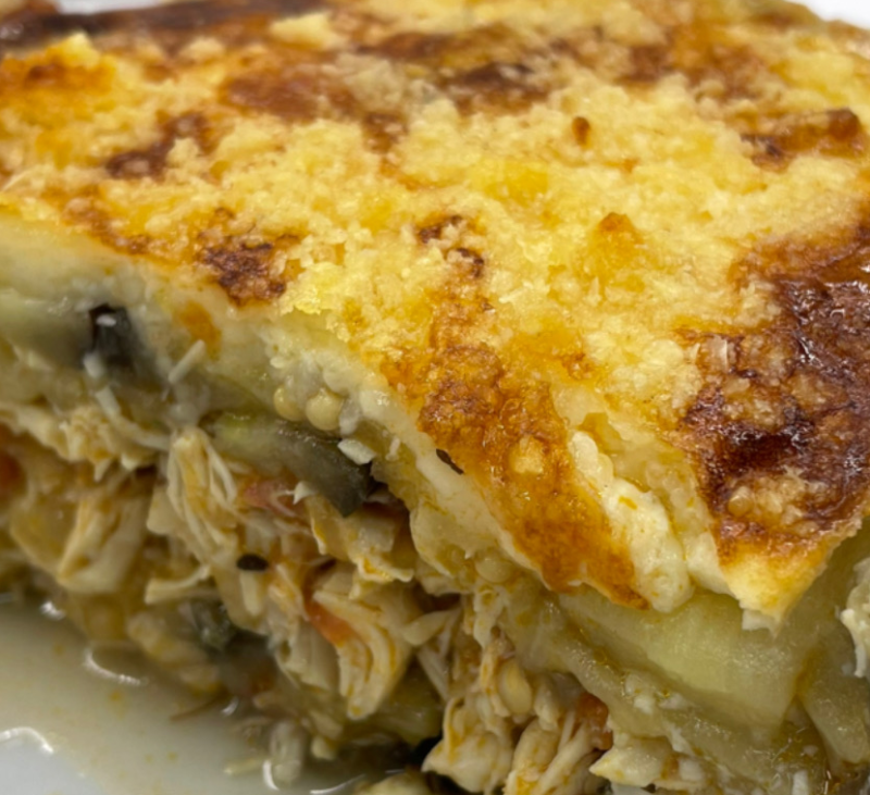 Moussaka de pollo (light)