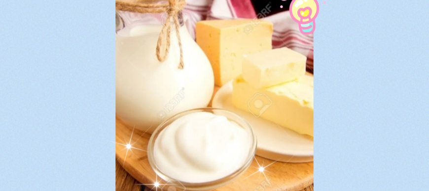 Sustituir leche, yogurt y mantequilla