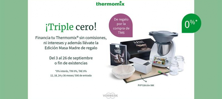 Thermomix TM6 con financiación al 0%
