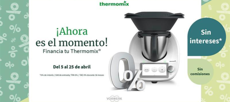 Disfruta de tu Thermomix TM6 en tu cocina, y aprovecha 0% financiación