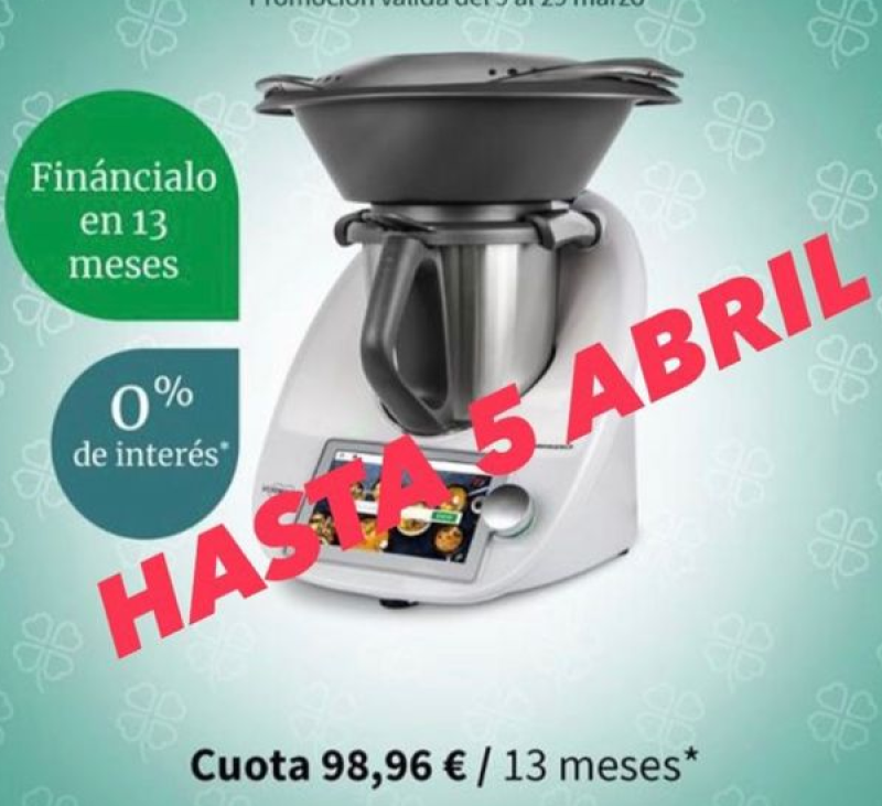 Ara, Thermomix® al 0%, ... en 13 mesos !!!