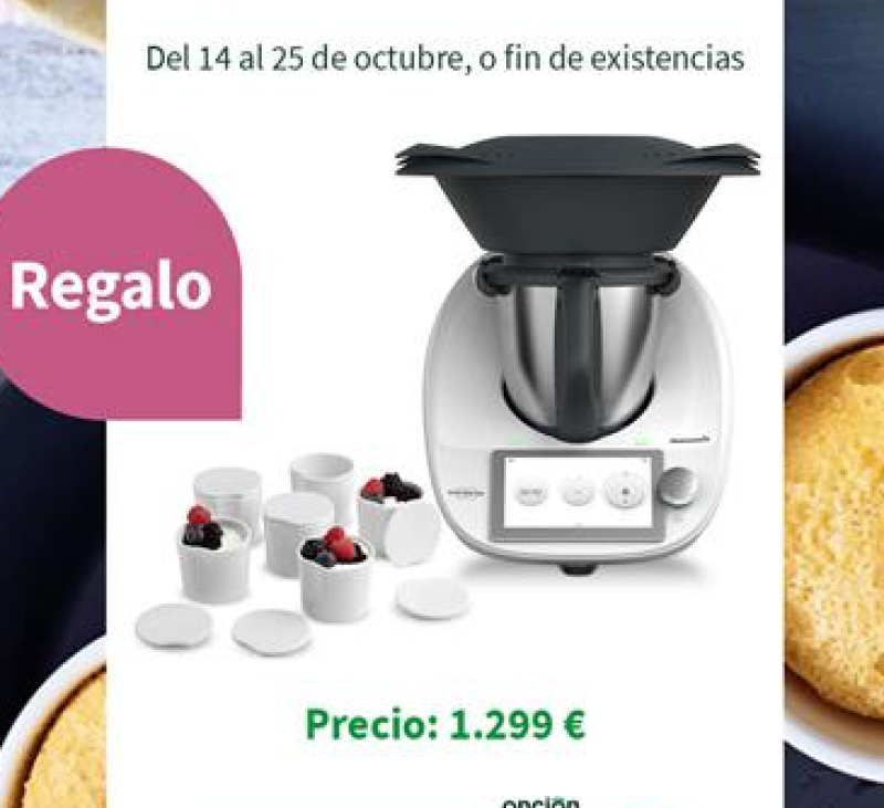 Thermomix® TM6 amb ramequines amb tapa de regal