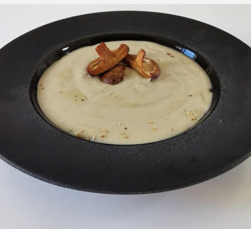 Crema Parmentier con setas Shiitake Sopas y cremas Blog de MILAGROS