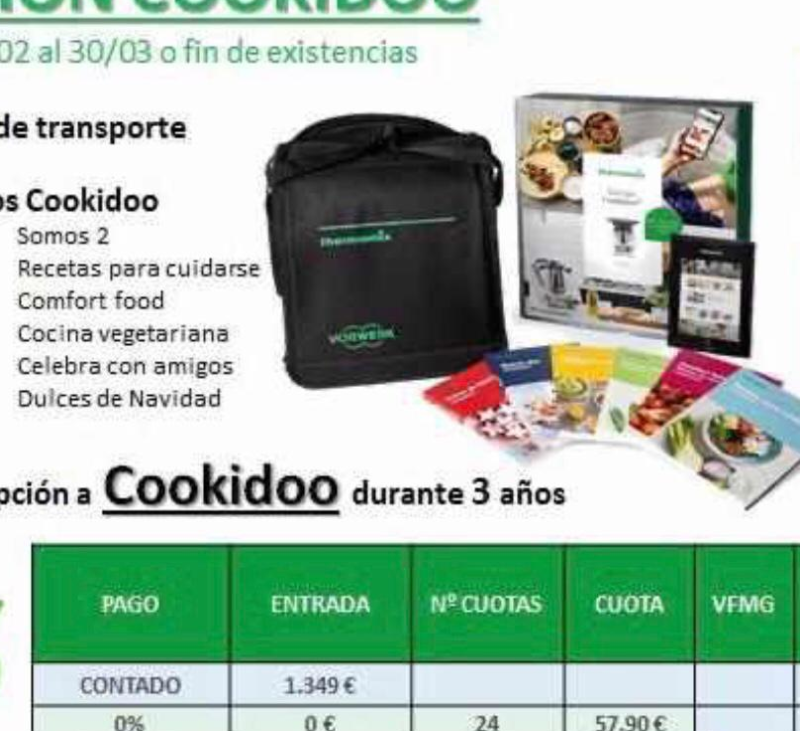 Thermomix® 0% interes 3 años de cookidoo