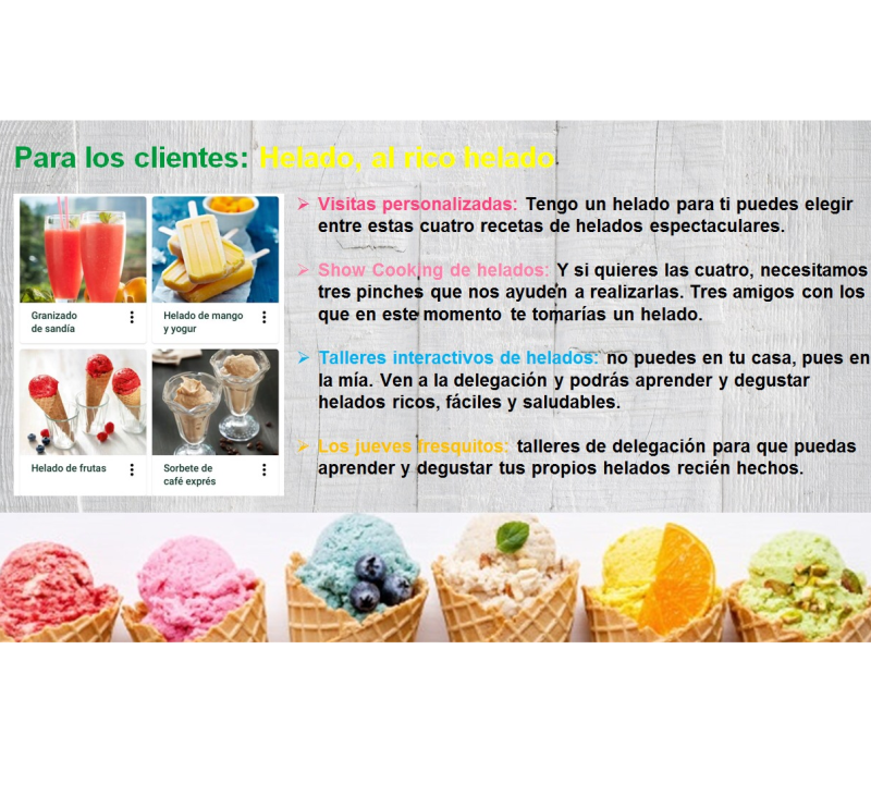 NUEVOS TALLERES DE VERANO ESPECIAL HELADOS