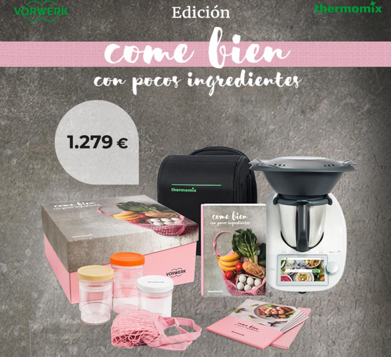 Edición come bien con pocos ingredientes por 29,84€ al mes.