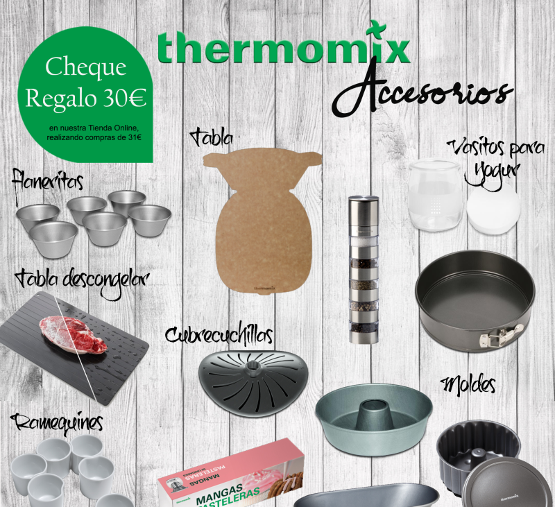 CHEQUES REGALO DE 30 € Thermomix® en nuestra Tienda Online