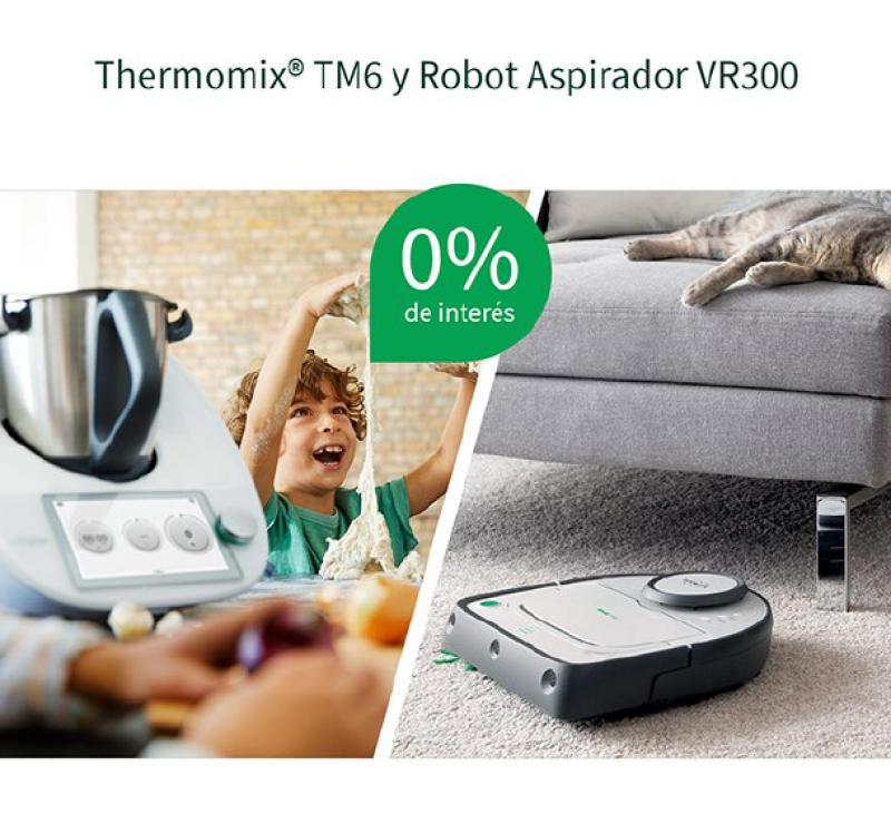 2 × 1 !!DISFRUTA DE LOS TUYOS MIENTRAS VORWERK COCINA POR TI CON Thermomix® Y LIMPIA POR TI CON KOBOLD!!