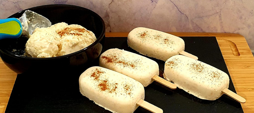 Mis helados con Thermomix® : Helado de arroz con leche