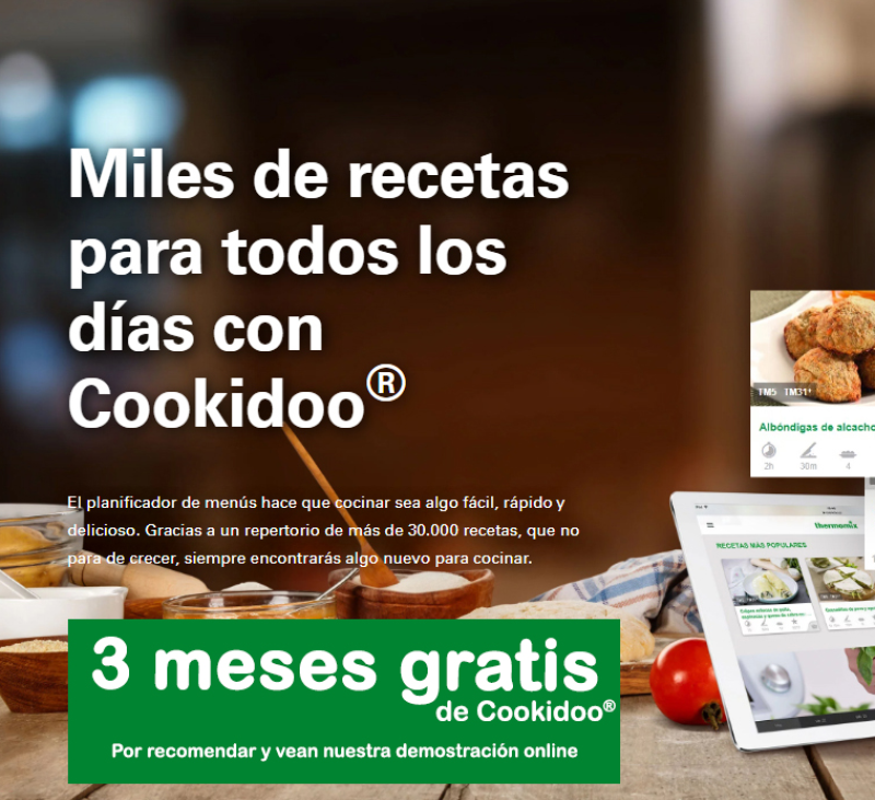 OFERTA COOKIDOO® 3 MESES GRATIS - Cook-key