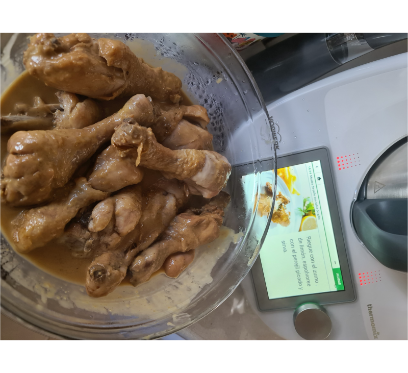 Muslitos de pollo al ajillo
