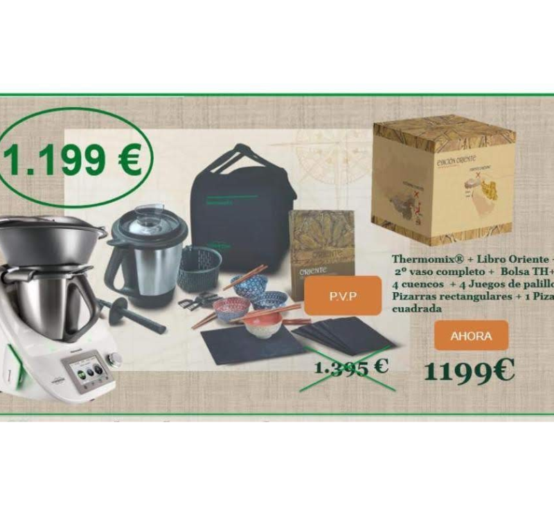Últimos días: Thermomix® 5 + una edición de regalo...la que prefieras, por solo 1.199€ !!!!
