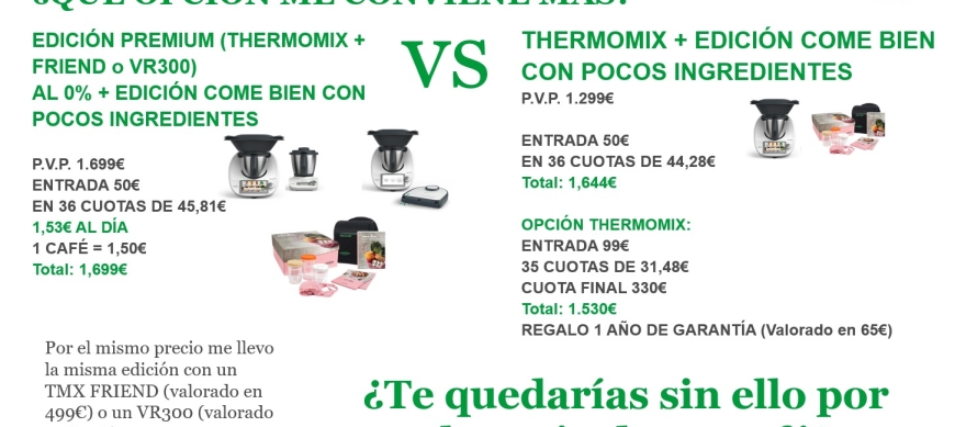 Black Friday con thermomix FINANCIACIÓN 0%