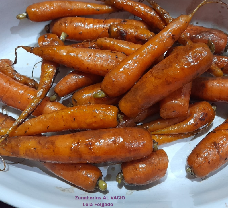 Zanahorias al VACIO con Envasadora Thermomix
