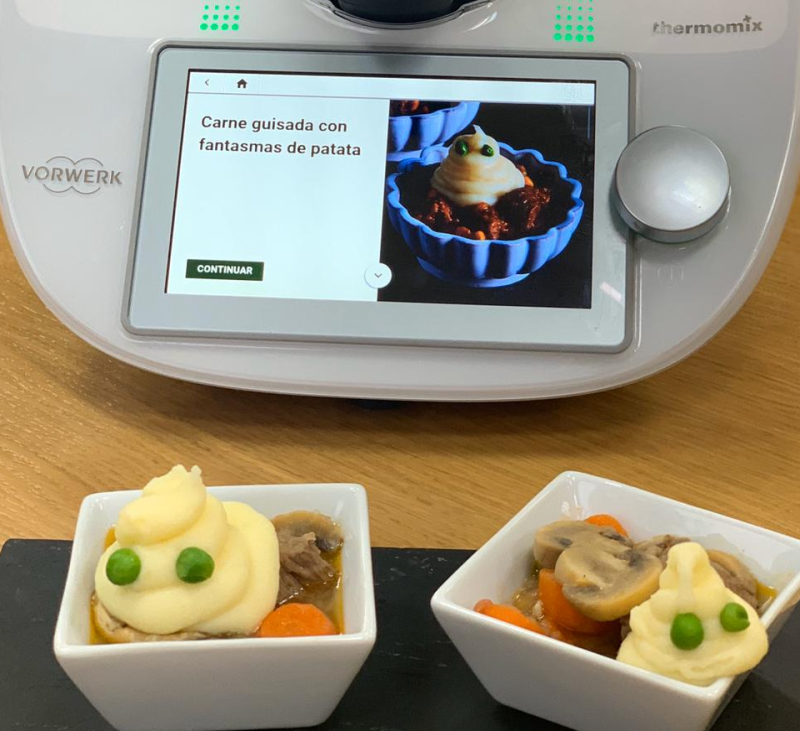 CARN ESTOFADA AMB FANTASMES DE PATATA AMB Thermomix®