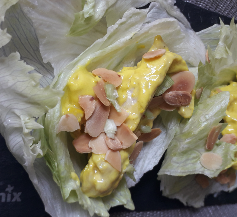 ENSALADA DE POLLO CON LACTONESA DE CURRY CON Thermomix®
