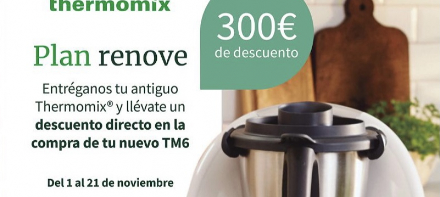 Descuento directo de 300 € o 100 € en la compra de tu Thermomix® TM6