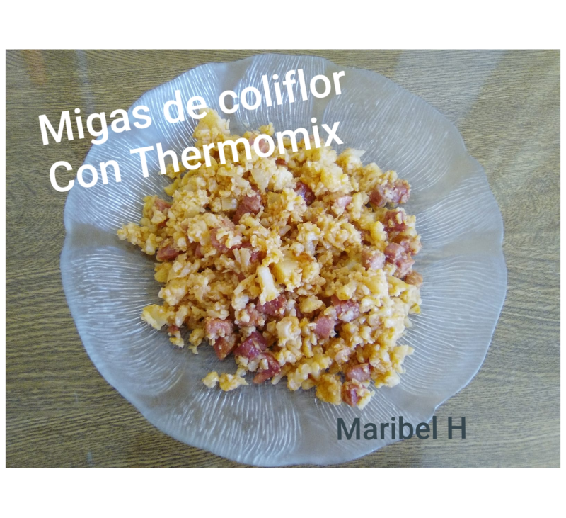 Migas de coliflor con Thermomix®