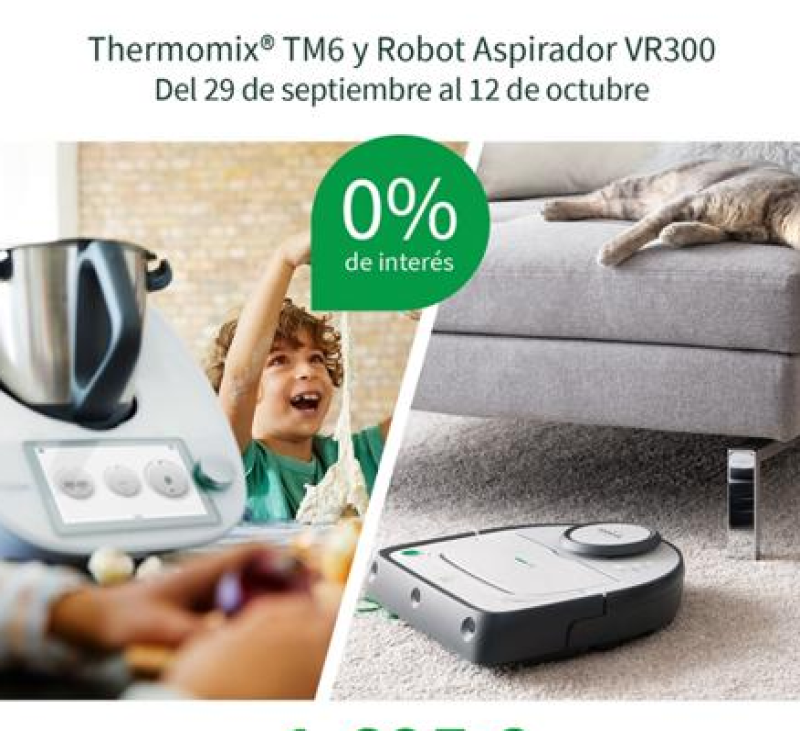 ESPECTACULAR PROMOCIÓ TM 6 I TU ASPIRADORA VK300 SENSE INTERESSOS