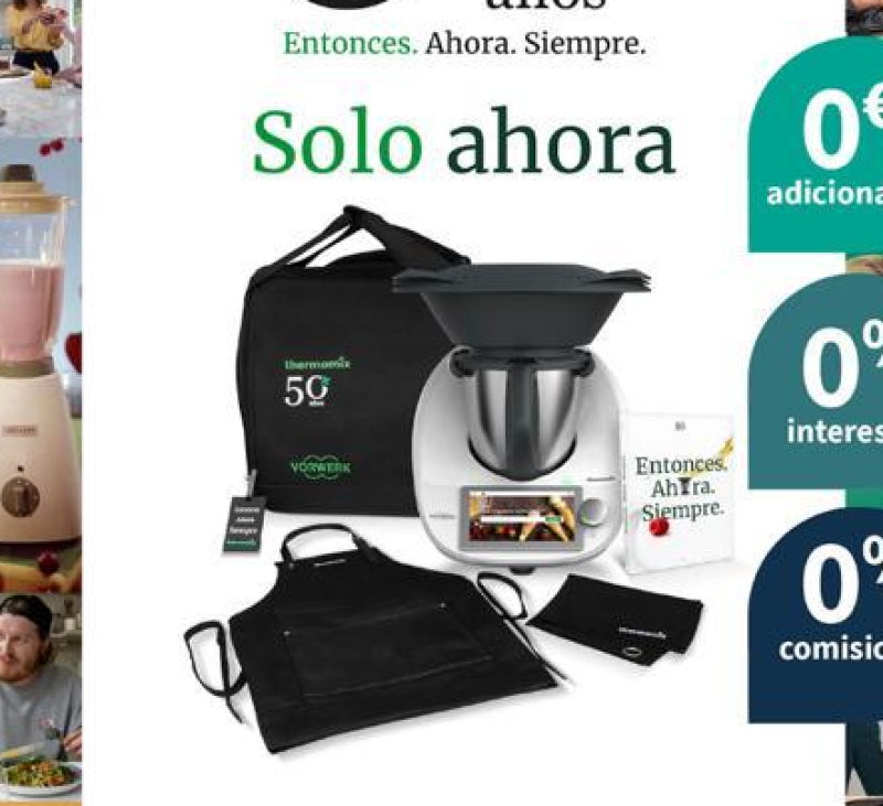 Thermomix® sin intereses por solo 34,69€