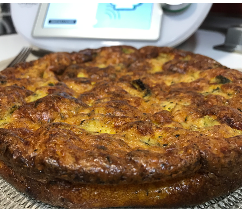 FRITTATA DE BROCOLI CON HIERBAS AROMÁTICAS CON Thermomix®