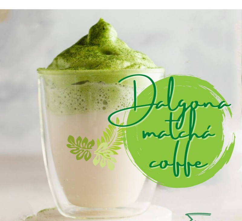 DALGONA MATCHA COFFE EN Thermomix® . BADAJOZ, VILLANUEVA DE LA SERENA, DON BENITO, MERIDA.