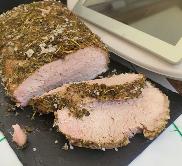 Lomo a la sal con Thermomix®