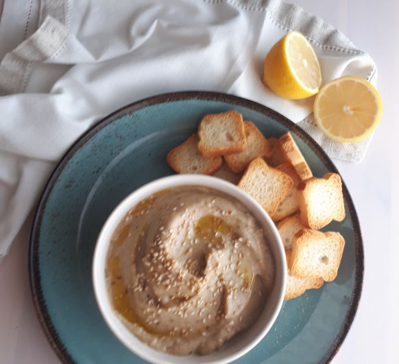 PATÉ DE BERENJENA, aperitivo fresco y sano