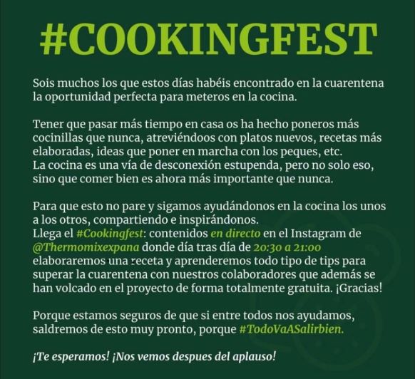 #COOKINGFEST