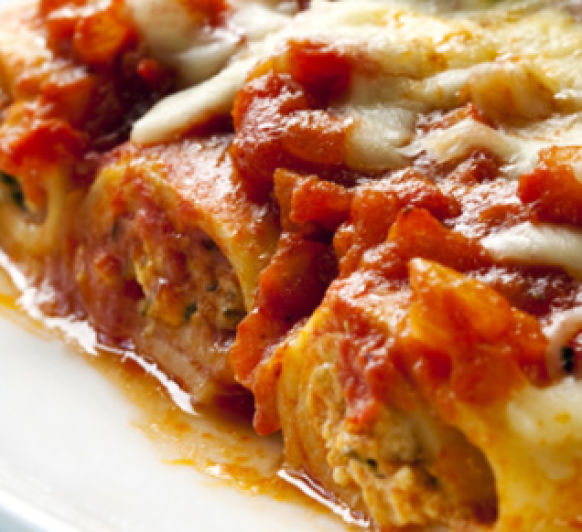 Como hacer canelones de espinacas y salchichas